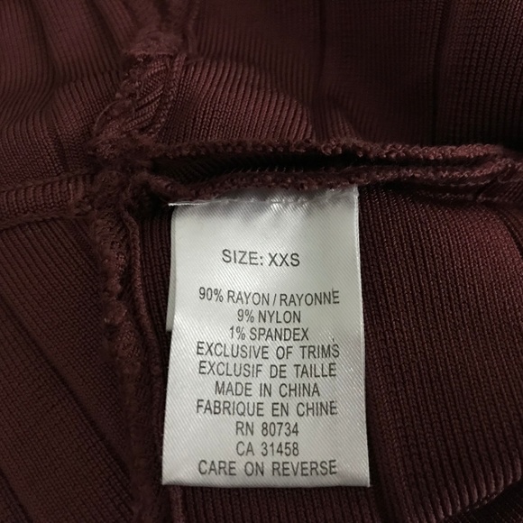 Herve Leger Women's Strapless Bandage Dress Sz XXS - Picture 4 of 5